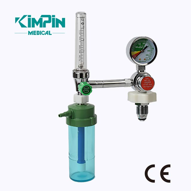 Medical Oxygen Regulator with Flowmeter and Humidifier Bottle Directly supplied by manufacturer